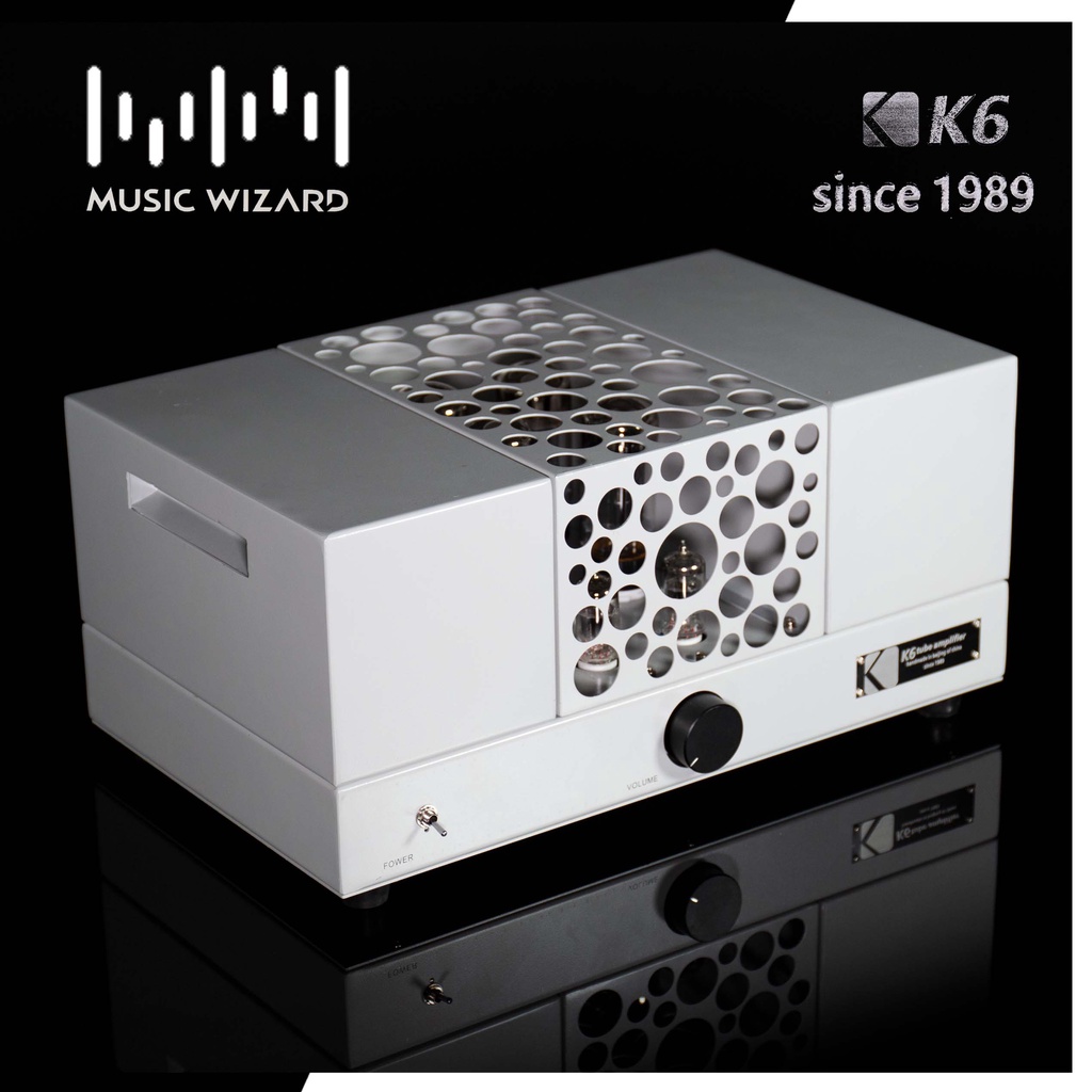 แอมป์หลอด | Music Wizard - K6 | Vacuum Tube 6F2 X2, 6P3P X4 | 25 Watts (RMS) (โปรดเช็คสต๊อก)