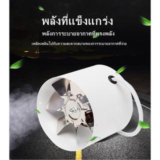 【จัดส่งที่รวดเร็ว】 พัดลมดูดอากาศ Exhaust fan ขนาด 4 นิ้ว แบบท่อ Axis Fan สีขาว พัดลมดูดอ สำหรับใช้ในบ้าน สีขาว