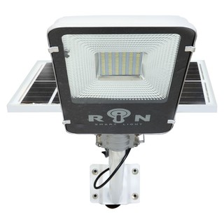 Street light LED SOLAR STREET LIGHT RIN 216049601 ALUMINIUM/GLASS BLACK External lamp Light bulb ไฟถนน ไฟถนน SOLAR RIN 2