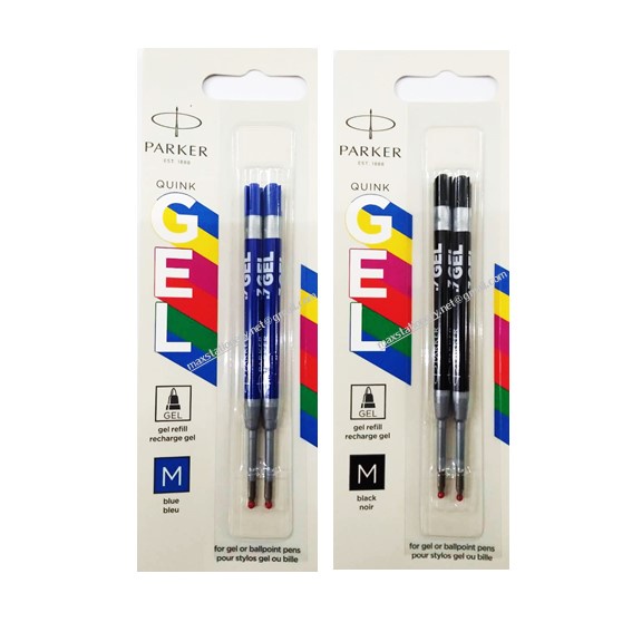 ไส้ปากกา เจล Parker M  (ราคาต่อ 1 แพ็ค) เลือกสีหมึกข้างใน