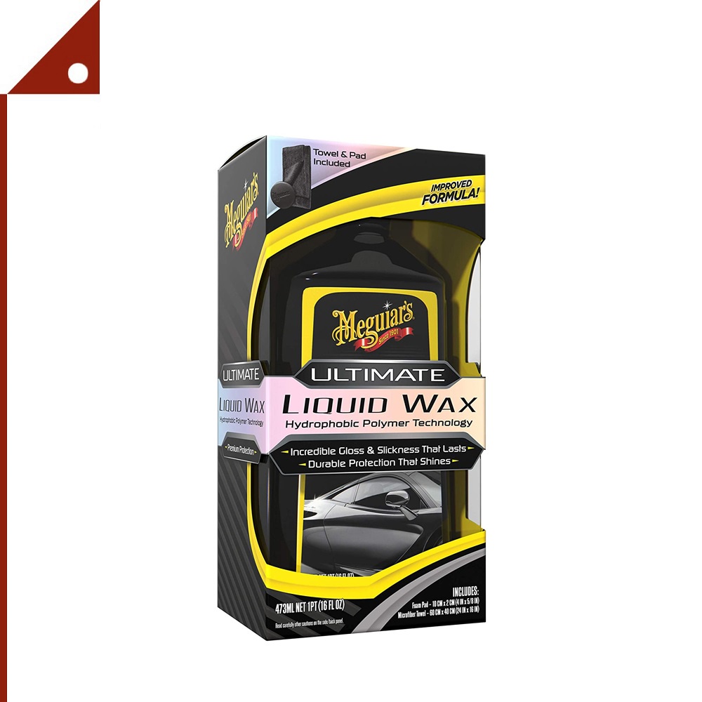 Meguiar's : MGRG210516* น้ำยาขัดเงารถยนต์ Ultimate Liquid Wax, 16 oz.