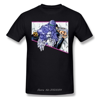 ใหม่ เสื้อยืดแขนสั้น ผ้าฝ้าย พิมพ์ลาย Abbacchio &amp; Moody Blues Jojo Bizarre Adventure แฟชั่นฤดูร้อน สําหรับผู้ชาย