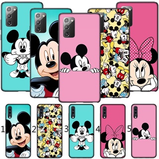 Samsung Galaxy A9 A8 A7 A6 A8+ A6+ Plus 2018 Quantum 2 M20 M30 Phone Soft TPU Case MN115 Mickey Mouse Cute Slim Casing