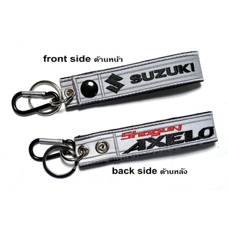 พวงกุญแจ SUZUKI SHOGUN AXELO ซูซูกิ มอเตอรไซค์ บิกไบค์ MOTORCYCLE BIKER KEYCHAIN