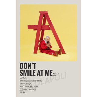 โปสเตอร์ปกอัลบั้ม Smile at Me - Billie Eilish