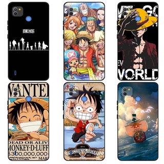 เคส Tecno Pop 4 LTE POP4 LTE Case การ์ตูน One Piece เคสซิลิโคน Soft Black TPU โทรศัพท์มือถือ Back เคส