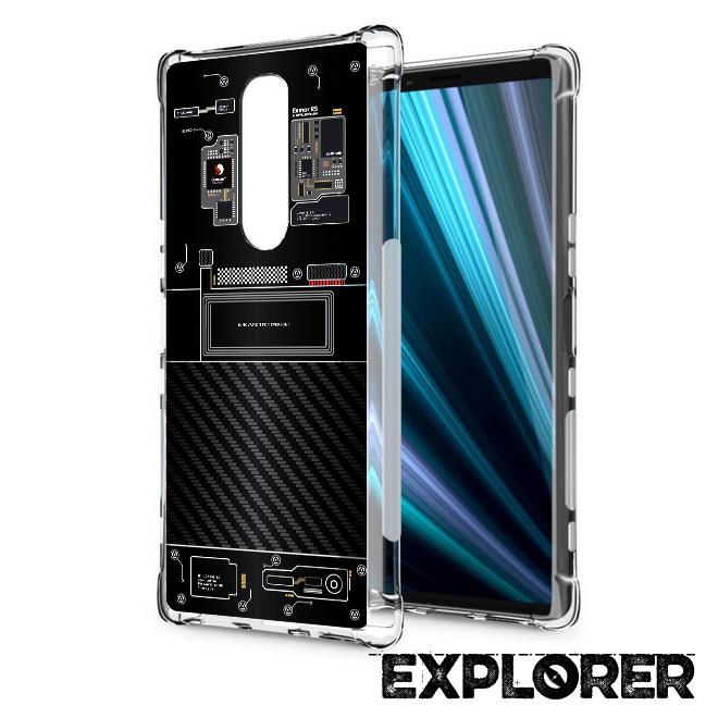 เคส สำหรับ Sony Xperia 1 [Explorer Series] 3D Anti-Shock Protection TPU Case