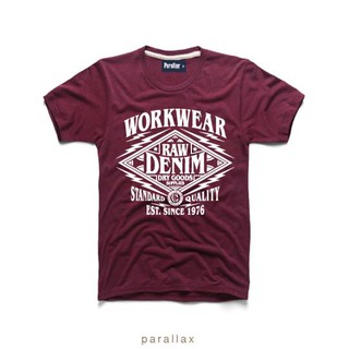 Parallax | SUPER SOFT workwear (สี Burgundy red)