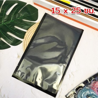 ถุงสูญญากาศลายนูน ( สีดำ ) ขนาด 15 x 25 ซม. ( 100ใบ )