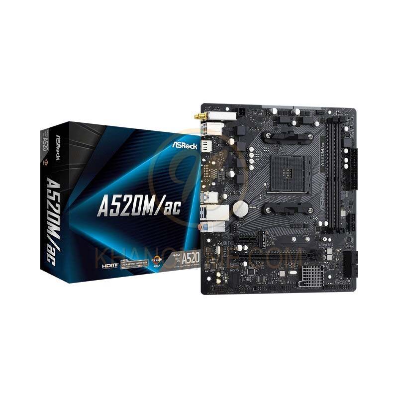 MAINBOARD (AM4) ASROCK A520M AC