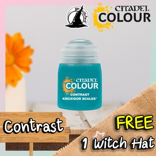 (Contrast) KROXIGOR SCALES Citadel Paint แถมฟรี 1 Witch Hat