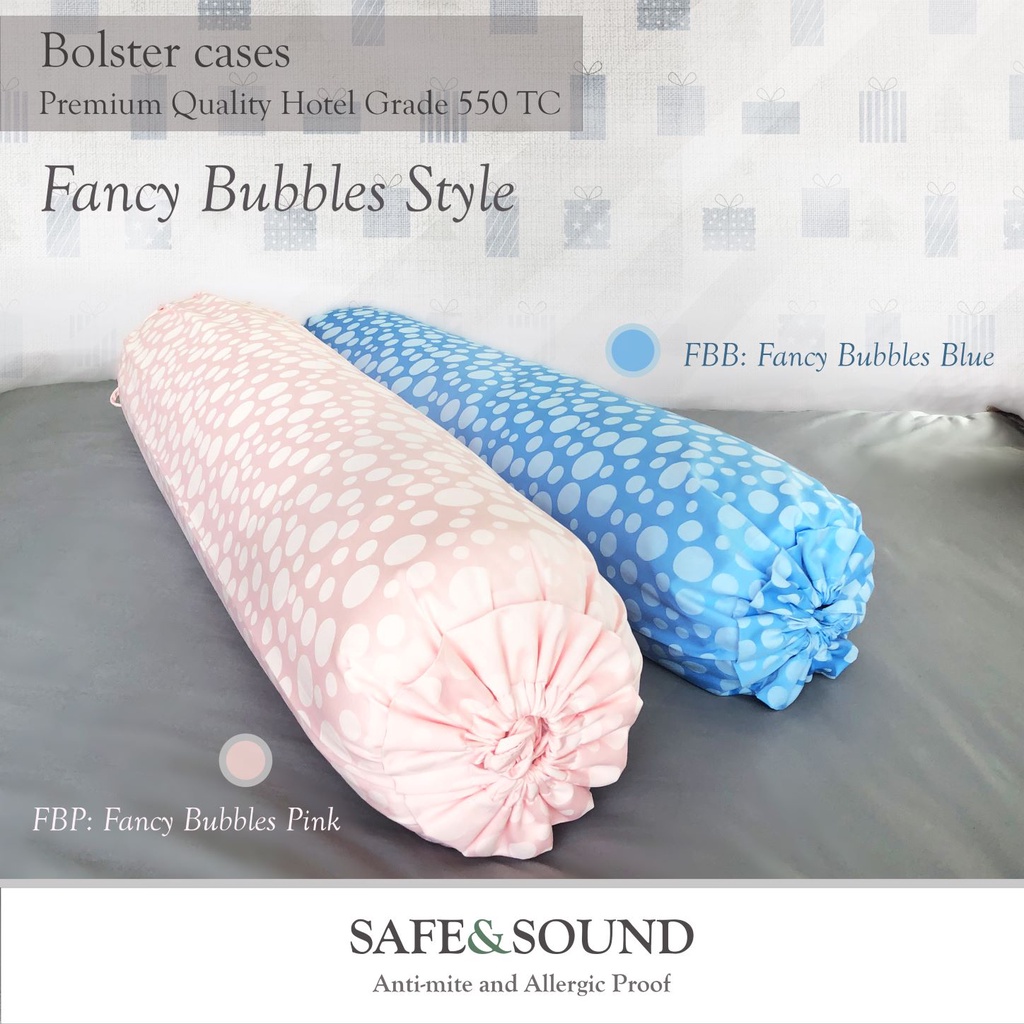 ปลอกหมอนข้าง 550เส้นด้ายทอแน่นกันไรฝุ่น SAFE&SOUND รูปที่ 7