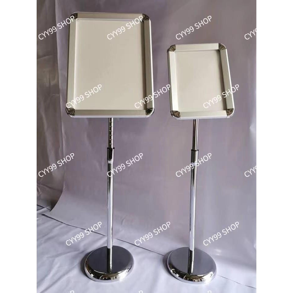 ขาตั้งป้าย ป้ายโปรโมชัน ป้ายเมนู ปรับระดับได้ เปิดขอบได้4มุม สามารถกลับเป็นแนวนอนได้ ป้ายโฆษณา Poster Stand ขนาดA3 A4