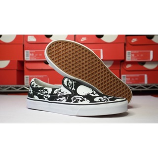 Vans Slip On Classic Skulls Bones