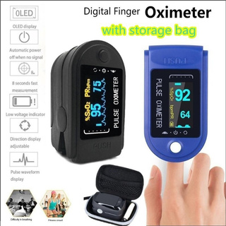 เครื่องวัดออกซิเจนในเลือด ชีพจร Oximeter เครื่องวัด ออกซิเจน ปลาย นิ้วเครื่องวัดออกซิเจนปลายนิ้ว