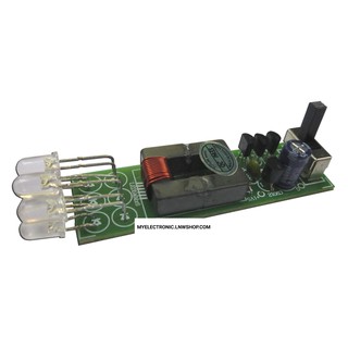 FK185 ไฟLED6ดวง 1.5โวลท์ (ชุดคิทFKนำไปประกอบลงปริ้นเอง)