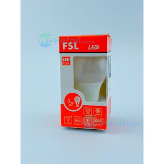 หลอด LED BULB 9W FSL  ขั้วE27 มี มอก.  (แสงสีขาว)