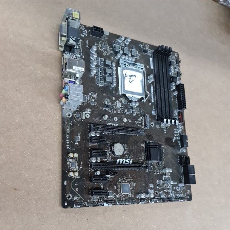 เมนบอร์ดมือสอง msi Z370 S01
