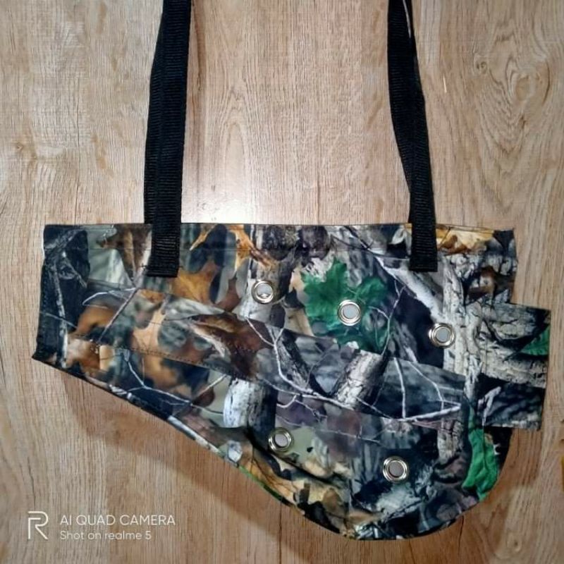 กระเป๋าใส่ไก่ต่อลายพลาง ขนาดฟรีไซส์ พร้อมรูระบายอากาศ(คละลาย)จำนวน1ใบ