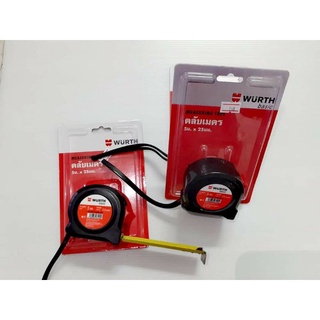 WURTH basic ตลับเมตร ตลับเมตรแบบพกพา ขนาด 5 เมตร x 25 มม. รุ่น เบสิค สินค้าแบรนด์เยอรมันแท้