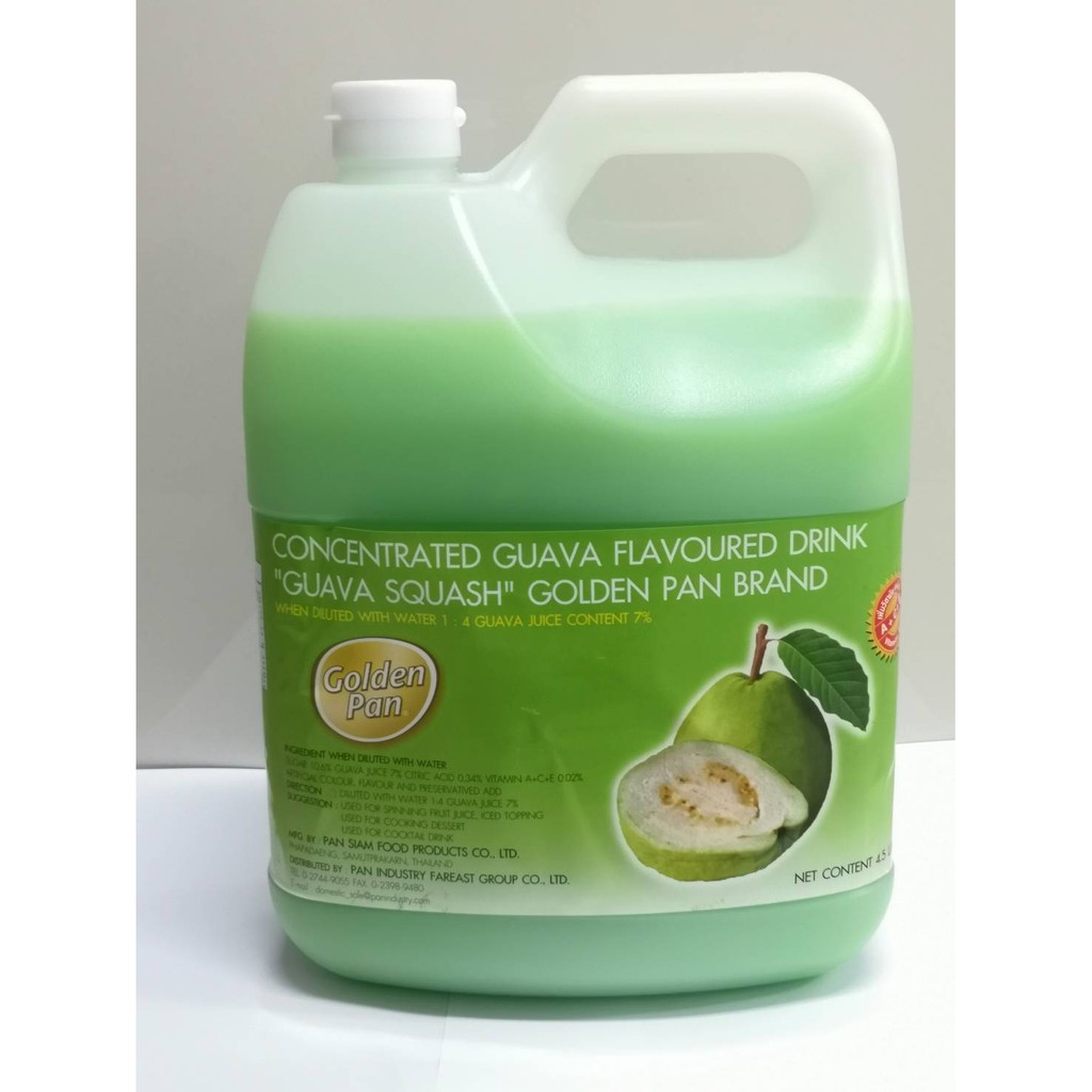 น้ำรสฝรั่งเข้มข้น ตราโกลเด้นแพน ขนาด 4,500 มล.