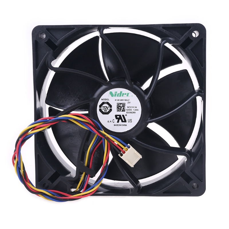 R* W12E12BS11B5-57 พัดลมระบายความร้อน 12 ซม.6000RPM Ant S7 S9 พัดลม 4 สาย BTC เปลี่ยน