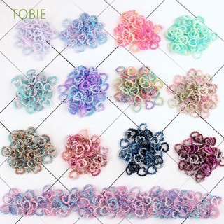 Tobie อุปกรณ์ตกแต่งเล็บไข่มุกรูปหัวใจ Diy สําหรับตกแต่งเล็บ 120 ชิ้น