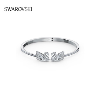 Swarovski สร้อยข้อมือ แบบเปิด ลายหงส์ ครบรอบ 125 ปี ของขวัญวันครบรอบ ทานาบาตะ