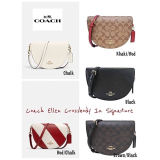 Coach Ellen Crossbody In Signature Code:B9D091064  แบรนด์แท้ 100% งาน Outlet