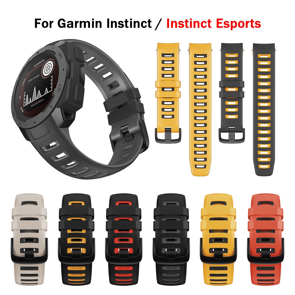 สําหรับสายนาฬิกาเปลี่ยนซิลิโคน Garmin Instinct Band เข้ากันได้กับ Garmin Instinct/Solar/Tactical