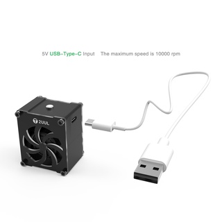 พัดลมระบายความร้อน 2UUL Cuul Mini 5V Type-C ชาร์จ USB สําหรับเมนบอร์ดโทรศัพท์มือถือ