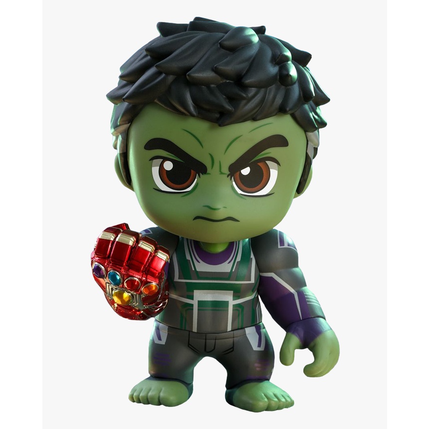 Hottoys COSBABY Avengers: Endgame Hulk With Nano Gauntlet โมเดล ฟิกเกอร์ คอสเบบี้ ฮัค ยักษ์เขียว ตอนใช้ถุงมือดีดนิ้ว