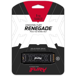 1 TB SSD (เอสเอสดี) KINGSTON FURY RENEGADE - PCIe 4/NVMe M.2 2280 (SFYRS/1000G) รับประกัน 5 - Y