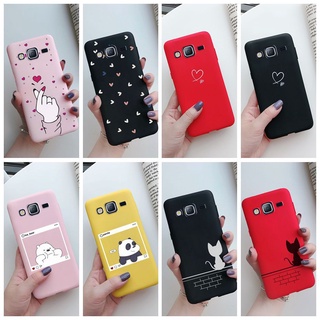 Samsung Galaxy J3 J5 J7 2015 2016 J7 Core Case Soft Silicone Love Heart Cute Cat Bear Phone Case Back Cover Samsung J7Core Casing