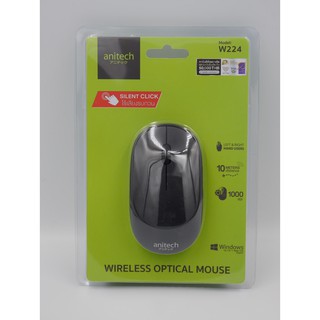 เมาส์ Wireless anitech W224 เมาส์ไร้สายAnitech รุ่นW219