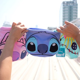 ถุงผ้าหูรูด หน้า Stitch สติช &amp; Angel &amp; Scrump สกั๊ม 7นิ้ว