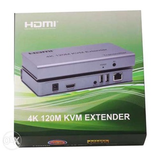 HDMI KVM Extender/4K Cat5e/6e 120M+USB