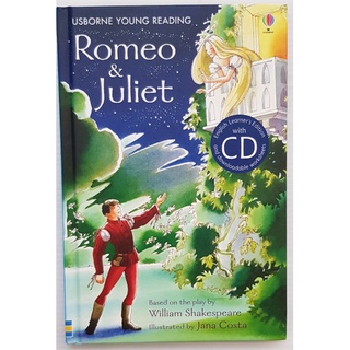 Romeo &amp; Juliet with CD Audio เหมาะสำหรับน้องอ่านเองได้แล้ว 54 pages hard cover