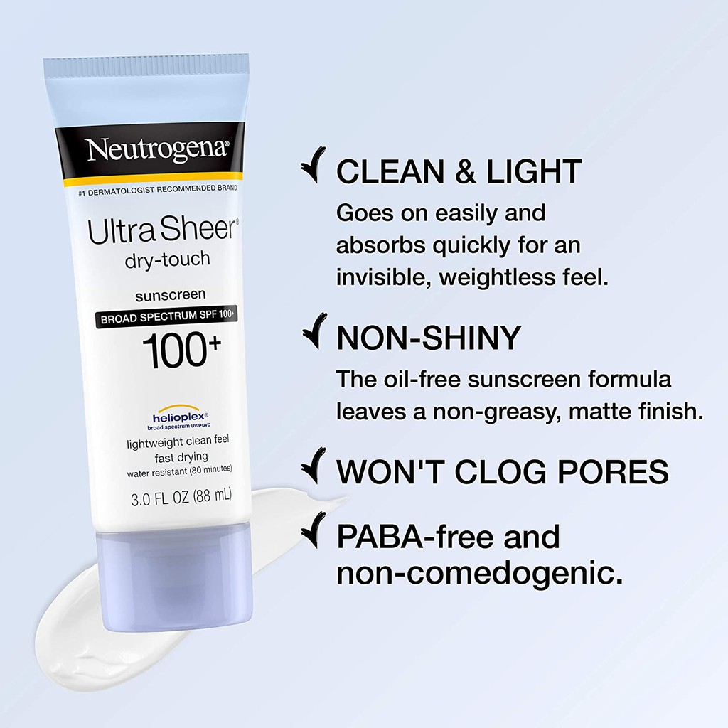 Neutrogena Ultra Sheer Dry-Touch SPF100+ Ҵ 147ml. | Shopee Thailand