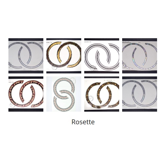 สติ๊กเกอร์รูปลอกน้ํา Rosette - กีต้าร์โปร่ง Rosette