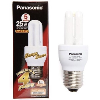 หลอดประหยัดไฟ SOFT WARM 5W Panasonic