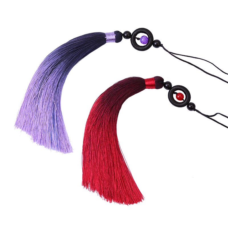 16เซนติเมตรโพลีเอสเตอร์ผ้าไหมพู่ผ้าฝ้ายที่มีสีสันพู่ตัดสําหรับจักรเย็บผ้าผ้าม่านอุปกรณ์เสริม - รูปที่ 4