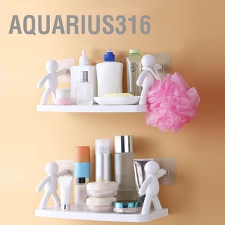 Aquarius316 ชั้นวางของพลาสติก รูปตุ๊กตา ขนาดเล็ก จุของได้เยอะ สําหรับติดผนัง