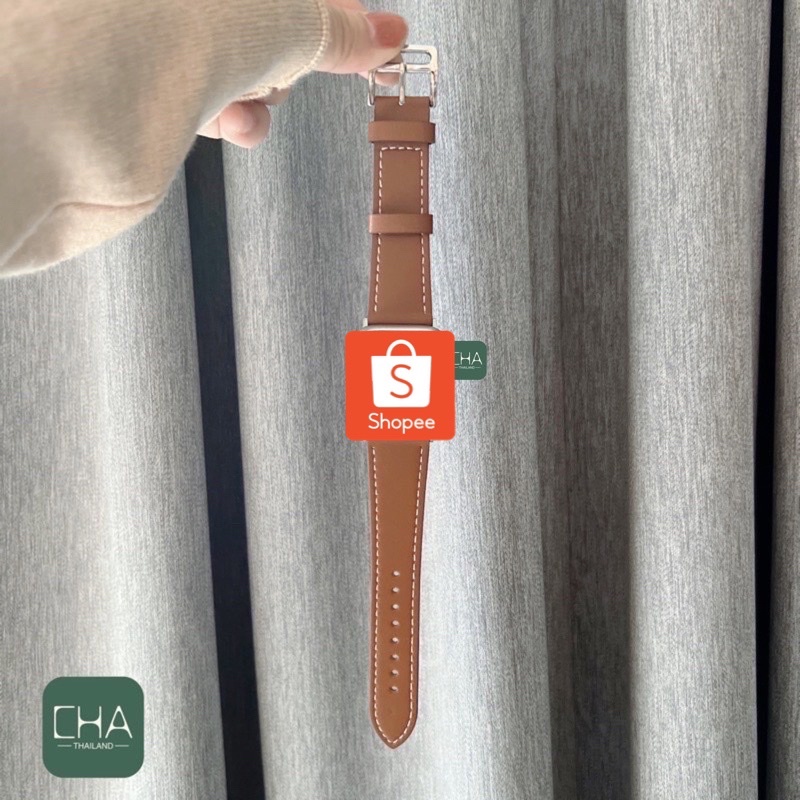 หนัง PU สายนาฬิกา smart watch ใช้ได้กับ Watch 10 9 8 ultra 7 6 5 4 3 2 1  Size 40/41mm 44/45/49mm สายสําหรับแอปเปิ้ลวอช
