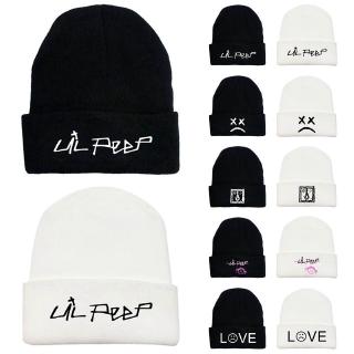 Lil Peep Embroidery Beanie Hat R.I.P Xxxtentacion Men Women Winter Warm Knitted Skullies &amp; Beanies Outdoor