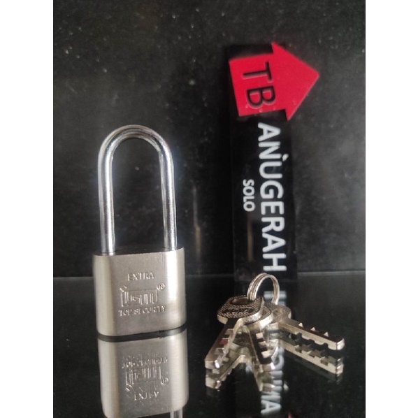 กุญแจ IGM 30mmL (คอยาว) • กุญแจโครเมียมวงรี (IG-173)