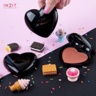 IN2IT Mini Heart Blush On powder blush on❌❌หมดอายุแล้วขอคนรับได้❌❌