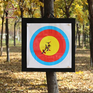 อุปกรณ์ยิงธนูเป้าหมาย เป้าธนูพลาสติก EVA Archery แถมเป้ากระดาษฟรี 5อันค่าาา กรอบเป้าหมายความหนาแน่นสูงใช้อุปกรณ์กีฬาแข่ง