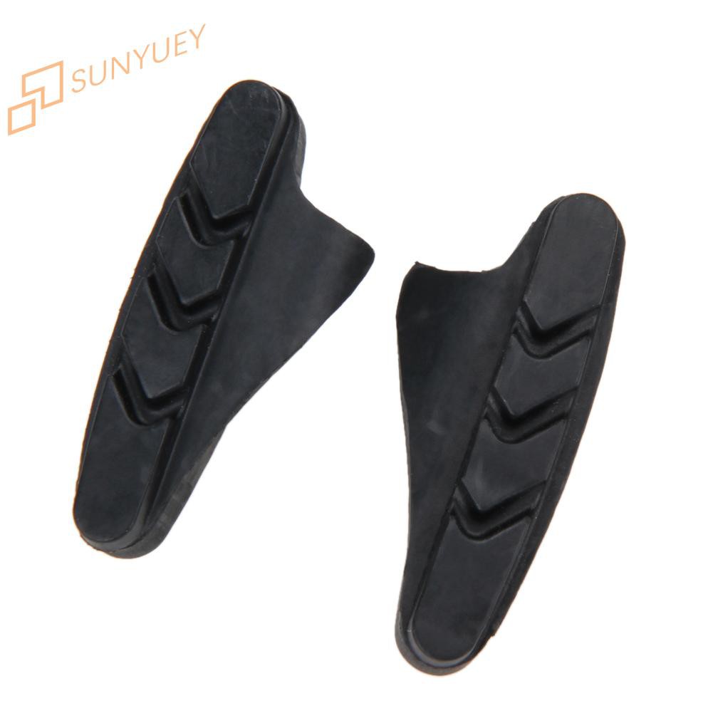 2X MTB Road Bicycle Braking V-Brake Holder Shoes Rubber Pads Blocks ...