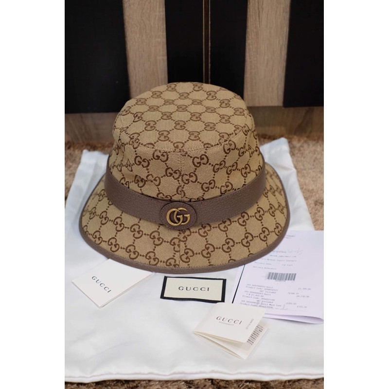 หมวก Gucci Bucket Size M มืองสอง ของแท้ 100%